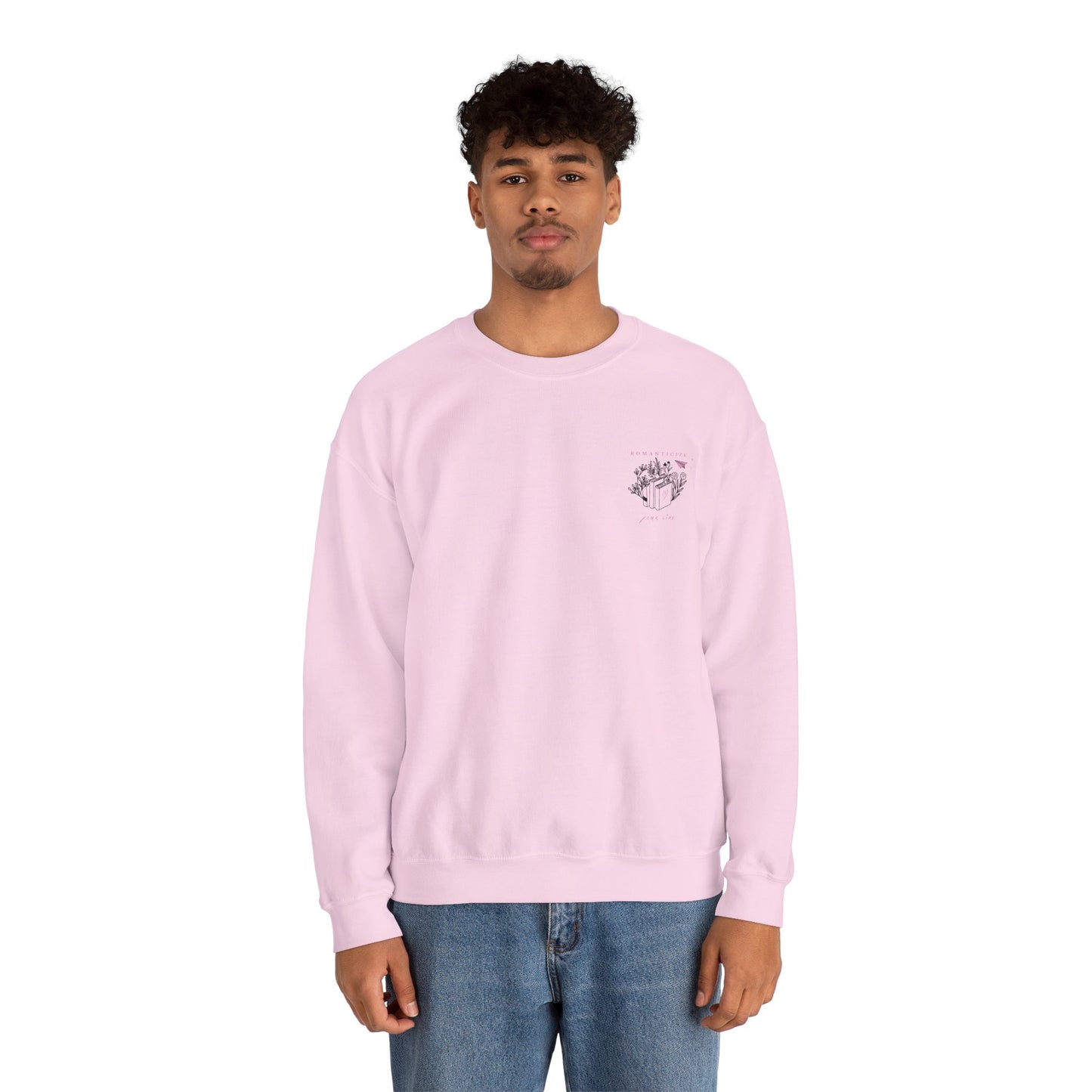 Sweatshirt „Romanticize Your Life“ – für Buchliebhaber & Träume