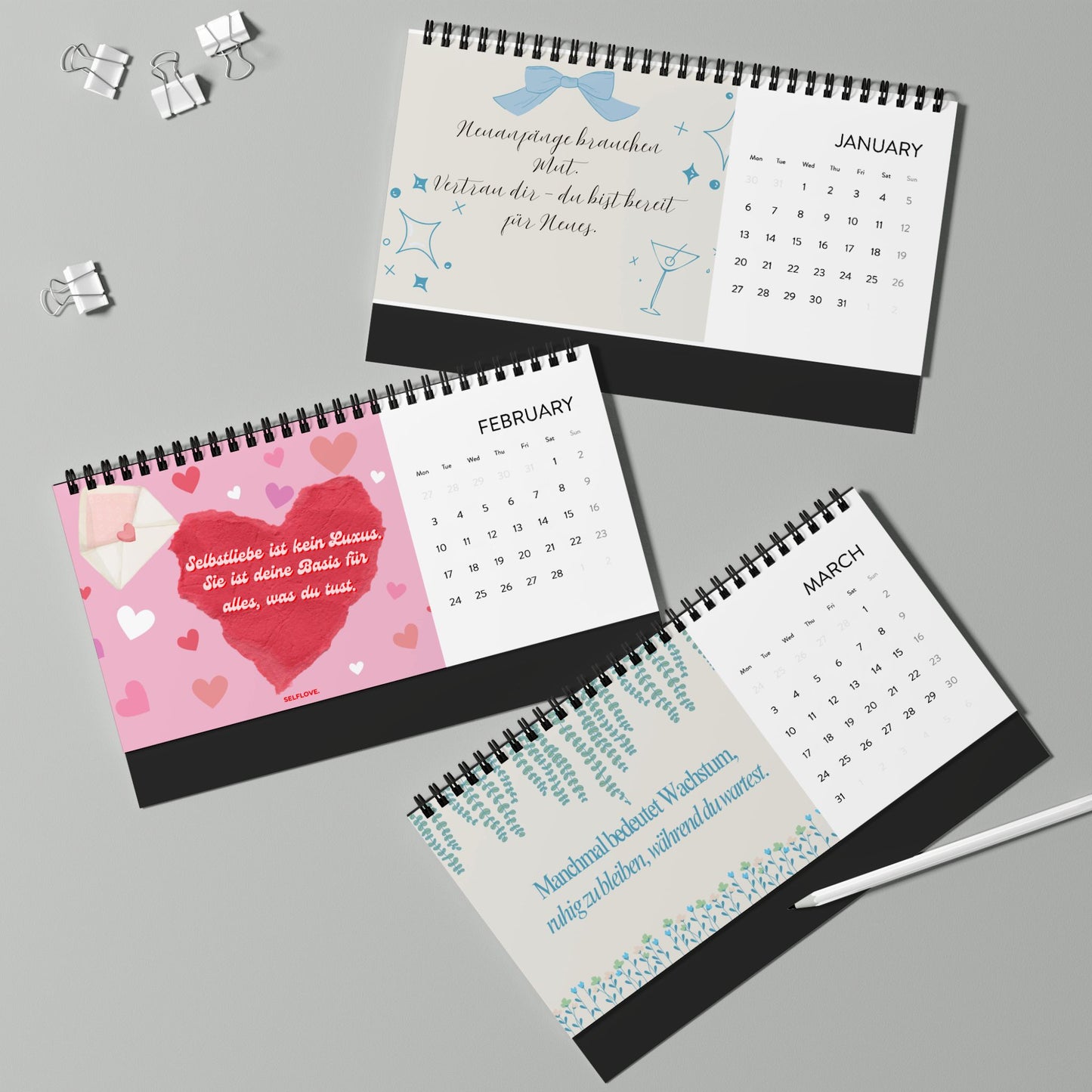 Motivationskalender 2025 – Dein täglicher Positivitäts-Boost