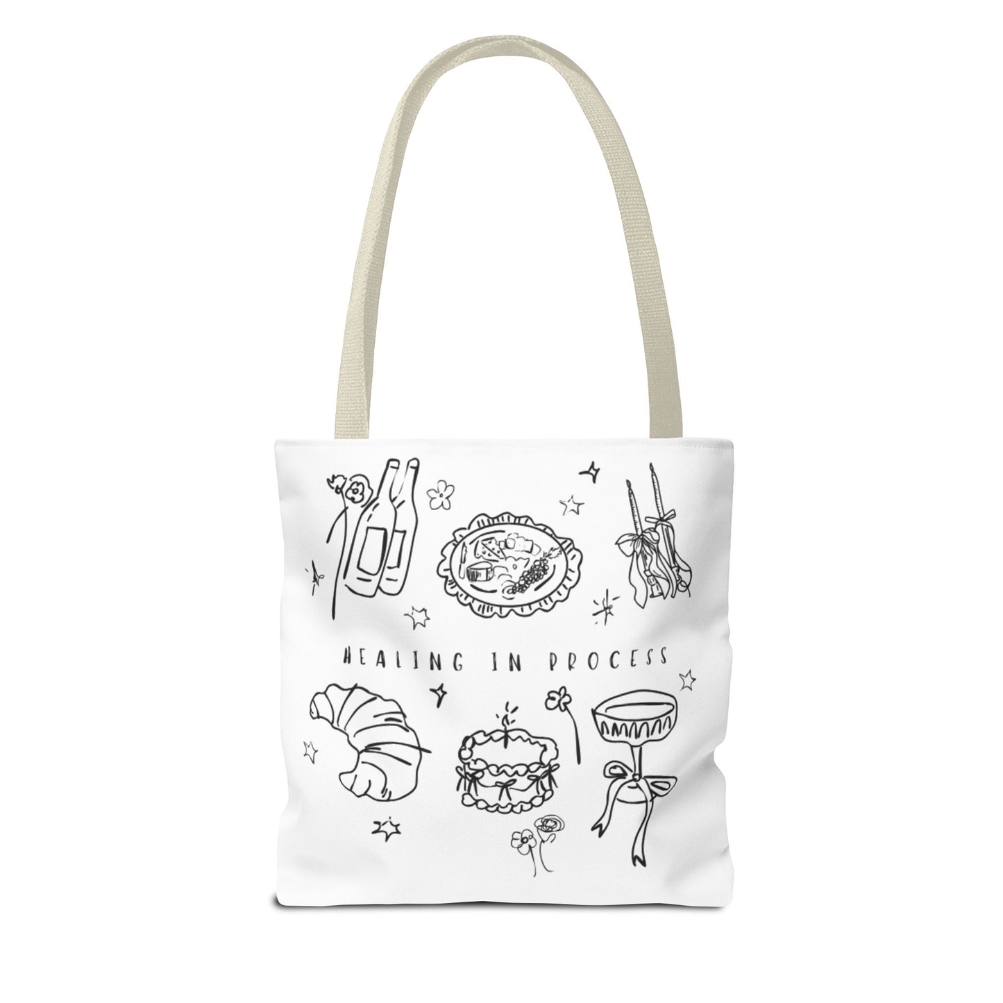 Tote Bag mit Quote „Healing in Process“ – Für deine tägliche Portion Self-Care