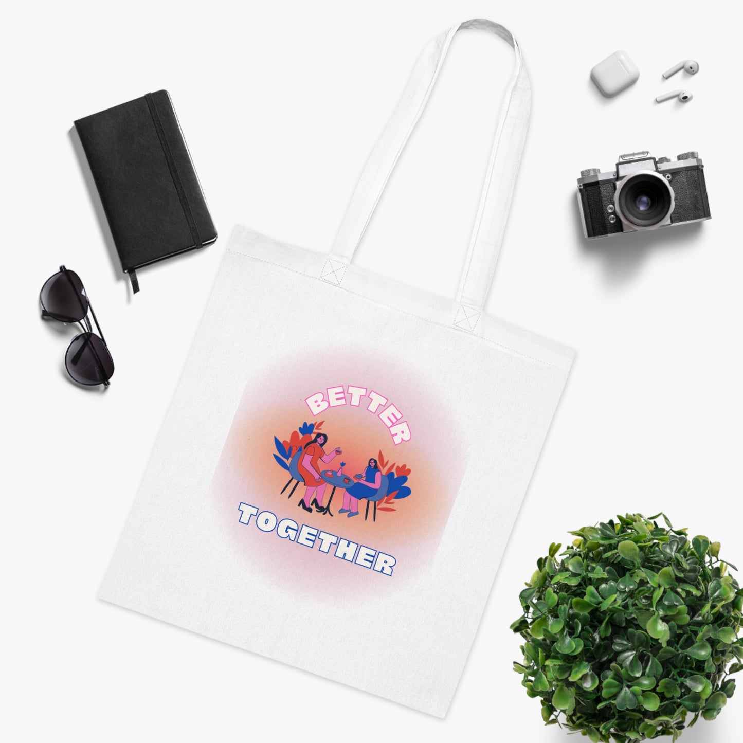 Cotton Tote 'Better Together' –Gemeinsam stark für deinen Alltag