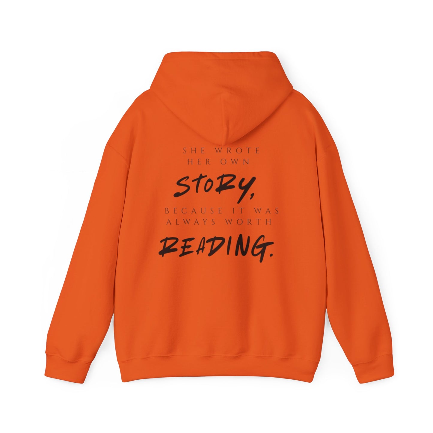 Inspirierender Kapuzenpullover – „She Wrote Her Own Story“