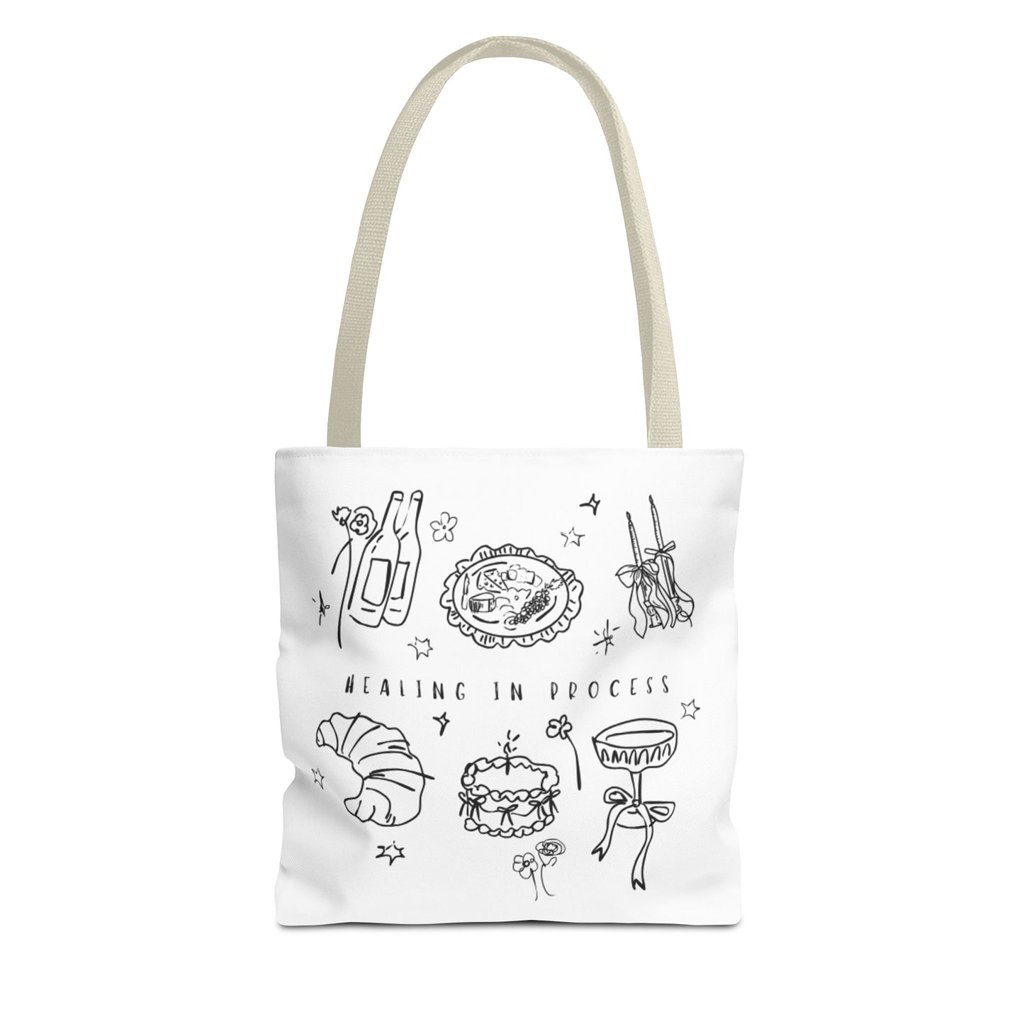 Tote Bag mit Quote „Healing in Process“ – Für deine tägliche Portion Self-Care