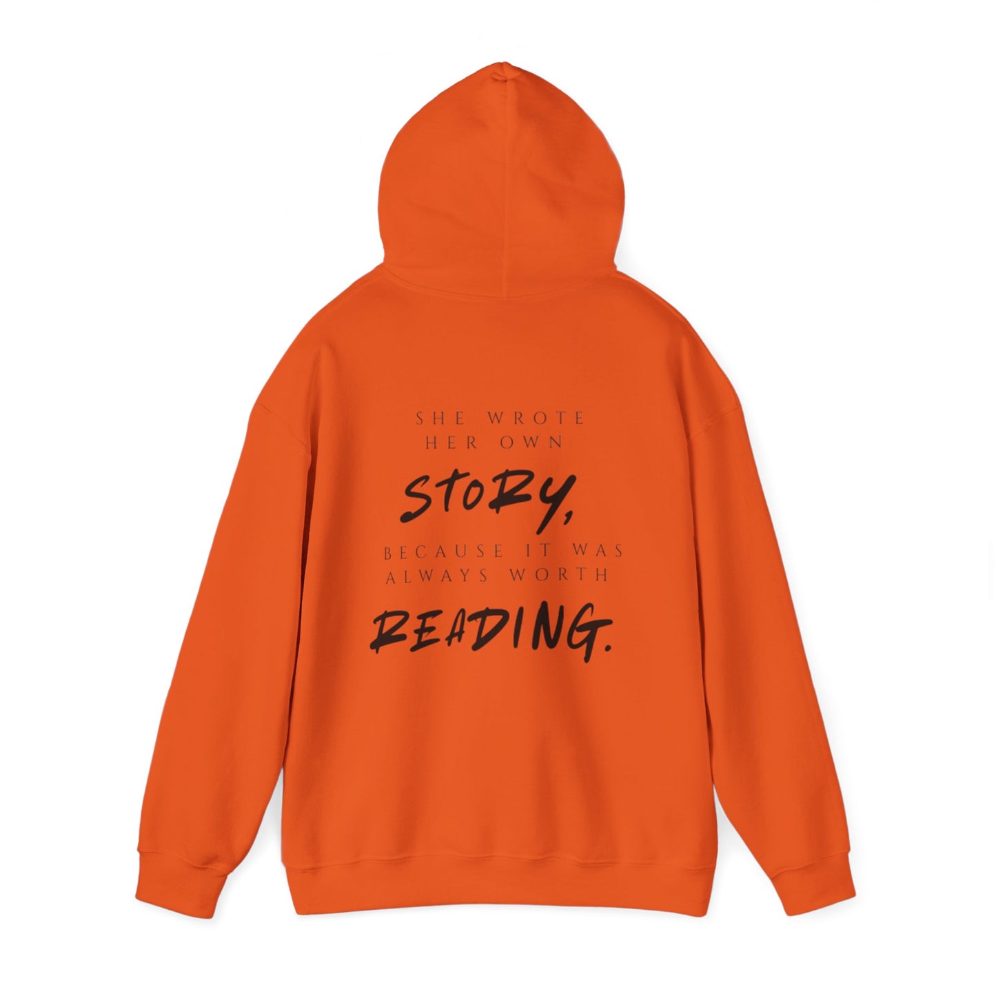 Inspirierender Kapuzenpullover – „She Wrote Her Own Story“