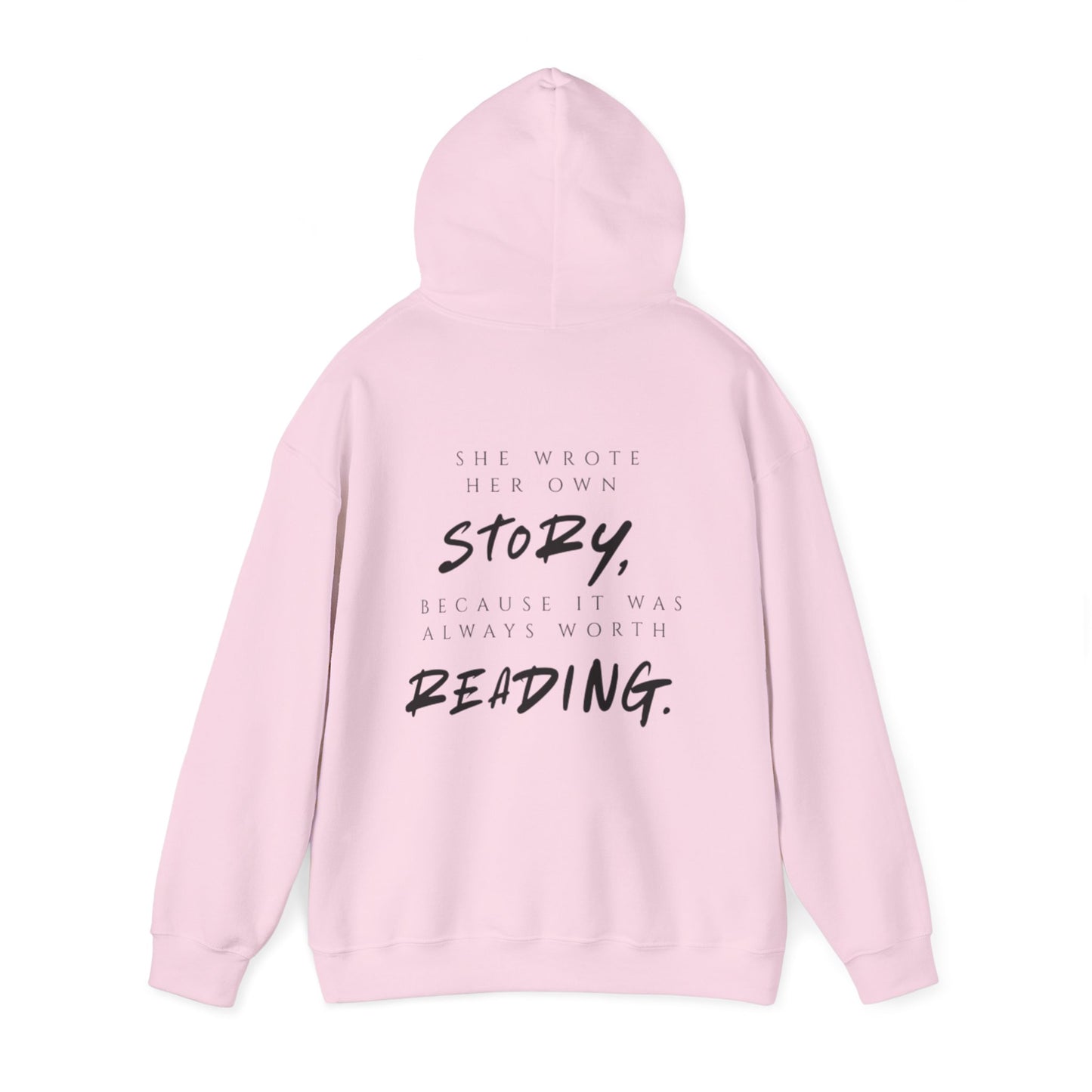 Inspirierender Kapuzenpullover – „She Wrote Her Own Story“