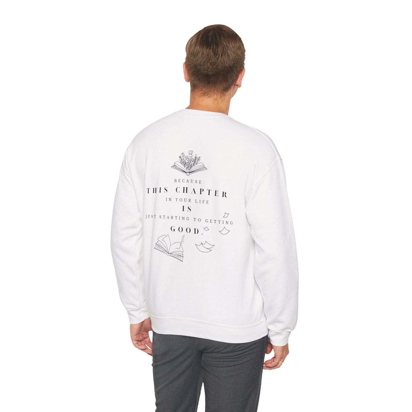 Sweatshirt „Romanticize Your Life“ – für Buchliebhaber & Träume