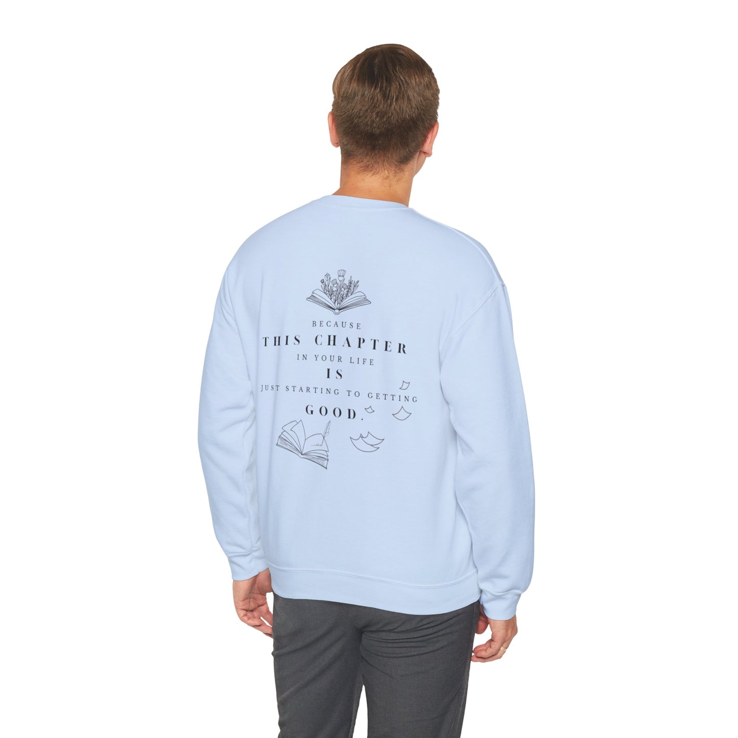 Sweatshirt „Romanticize Your Life“ – für Buchliebhaber & Träume
