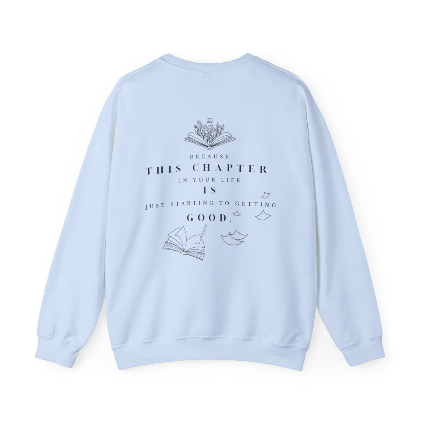Sweatshirt „Romanticize Your Life“ – für Buchliebhaber & Träume