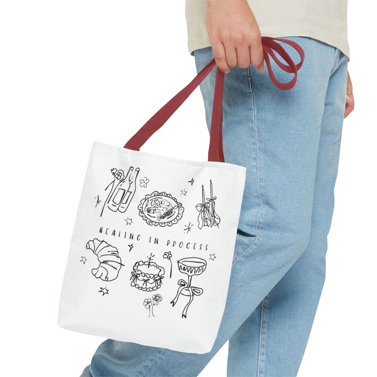 Tote Bag mit Quote „Healing in Process“ – Für deine tägliche Portion Self-Care