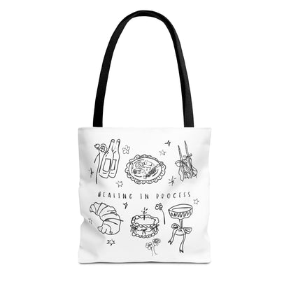Tote Bag mit Quote „Healing in Process“ – Für deine tägliche Portion Self-Care