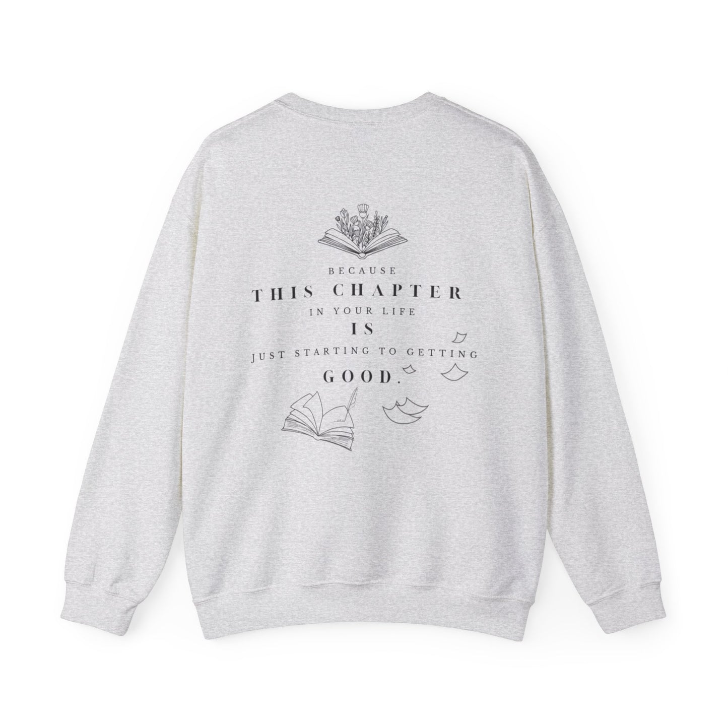 Sweatshirt „Romanticize Your Life“ – für Buchliebhaber & Träume