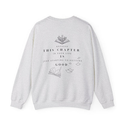 Sweatshirt „Romanticize Your Life“ – für Buchliebhaber & Träume
