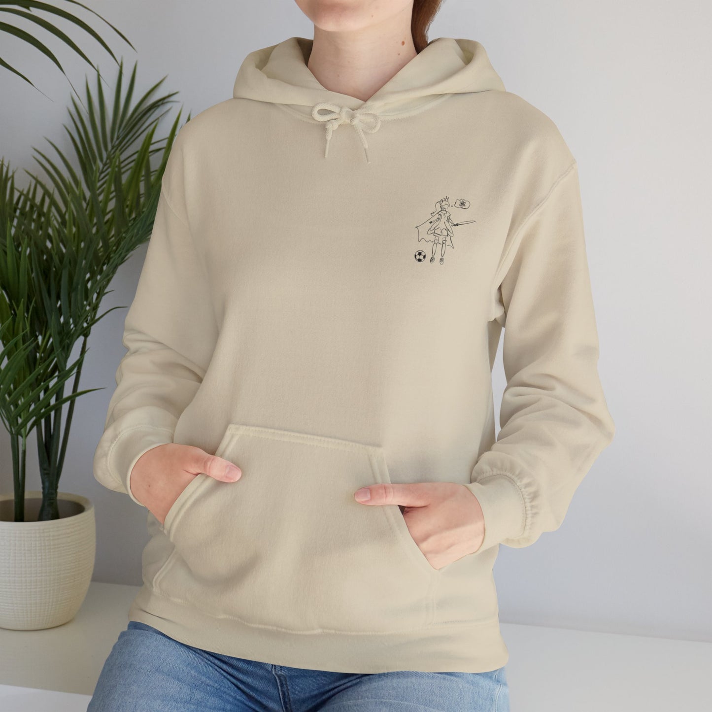 Inspirierender Kapuzenpullover – „She Wrote Her Own Story“