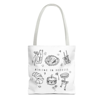 Tote Bag mit Quote „Healing in Process“ – Für deine tägliche Portion Self-Care