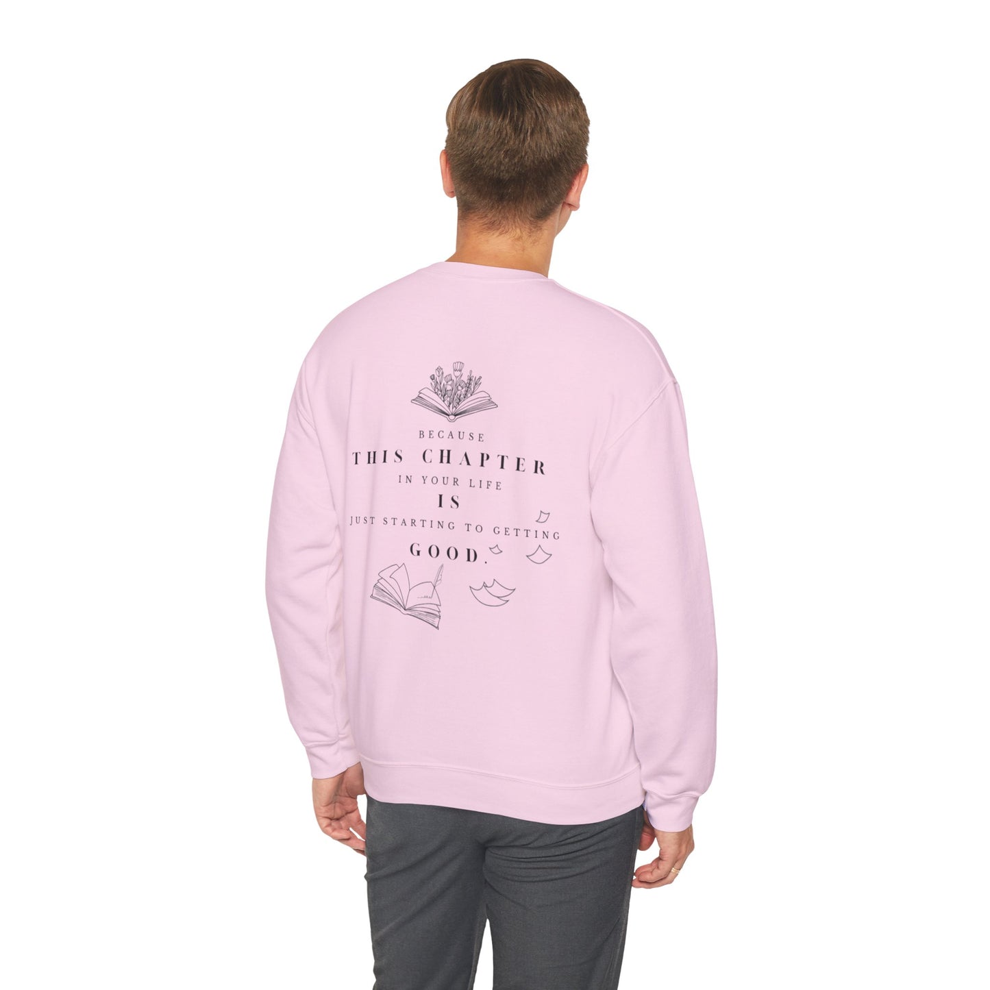 Sweatshirt „Romanticize Your Life“ – für Buchliebhaber & Träume