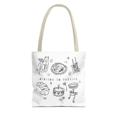 Tote Bag mit Quote „Healing in Process“ – Für deine tägliche Portion Self-Care