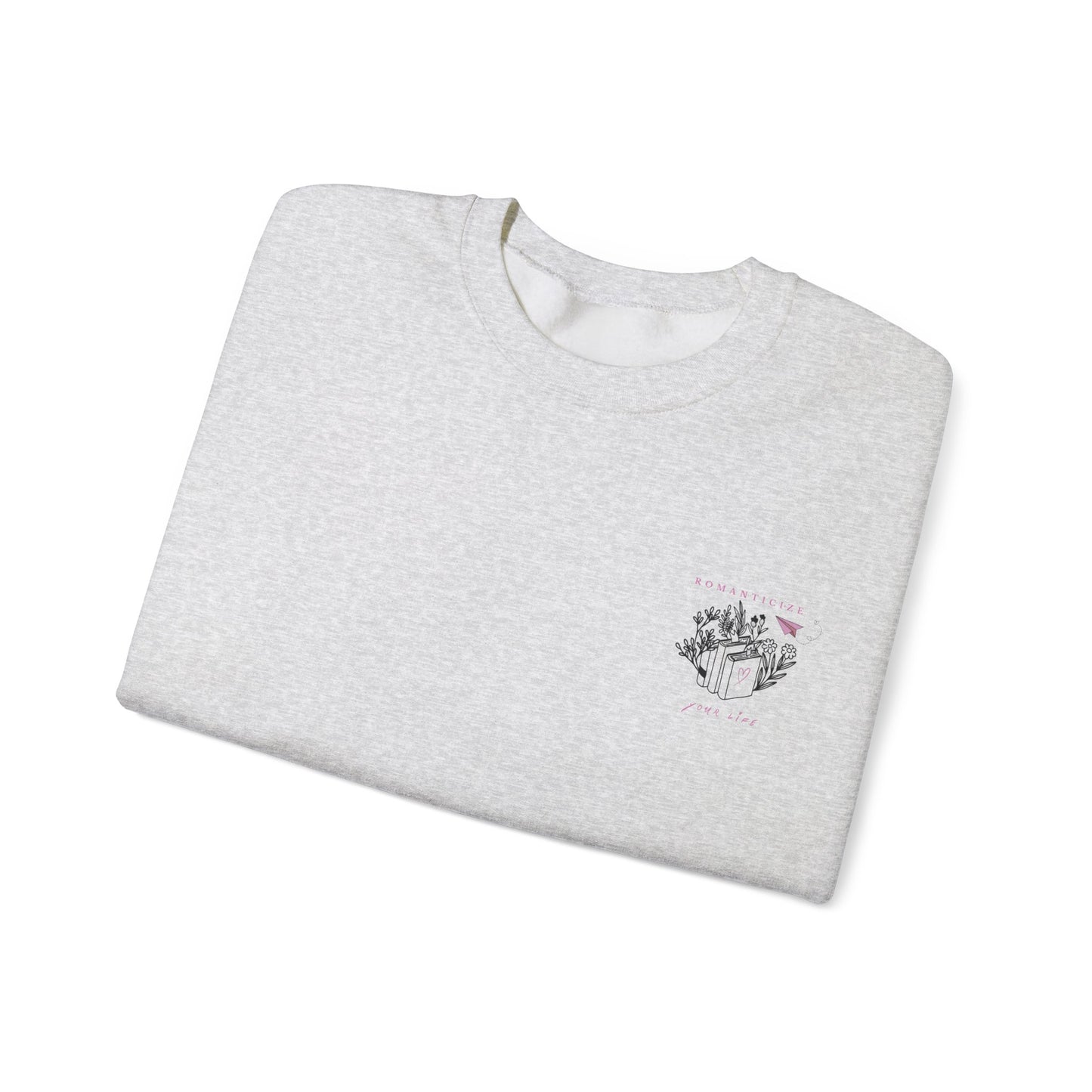 Sweatshirt „Romanticize Your Life“ – für Buchliebhaber & Träume