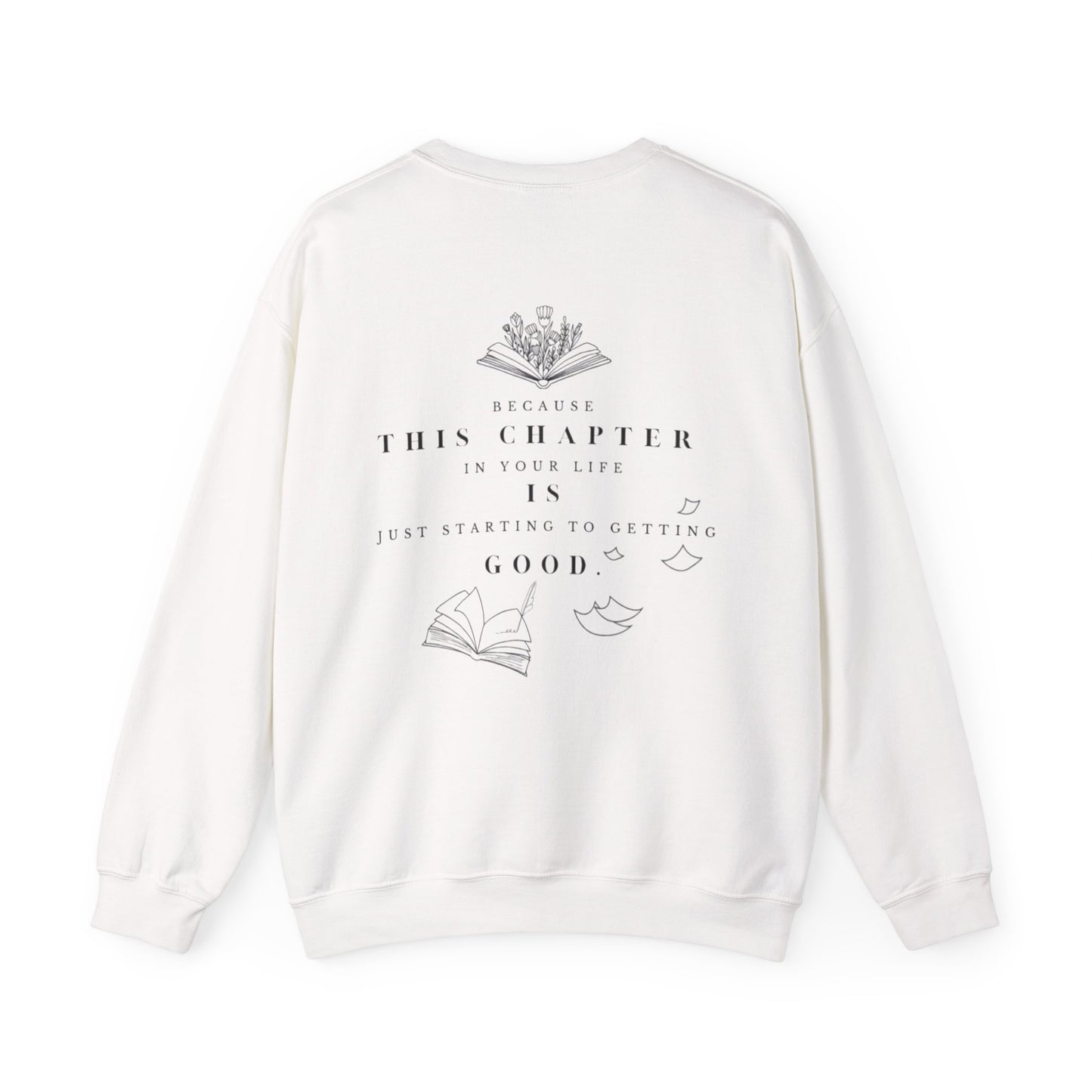 Sweatshirt „Romanticize Your Life“ – für Buchliebhaber & Träume