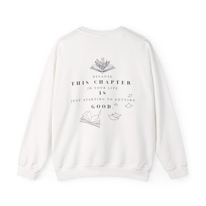 Sweatshirt „Romanticize Your Life“ – für Buchliebhaber & Träume