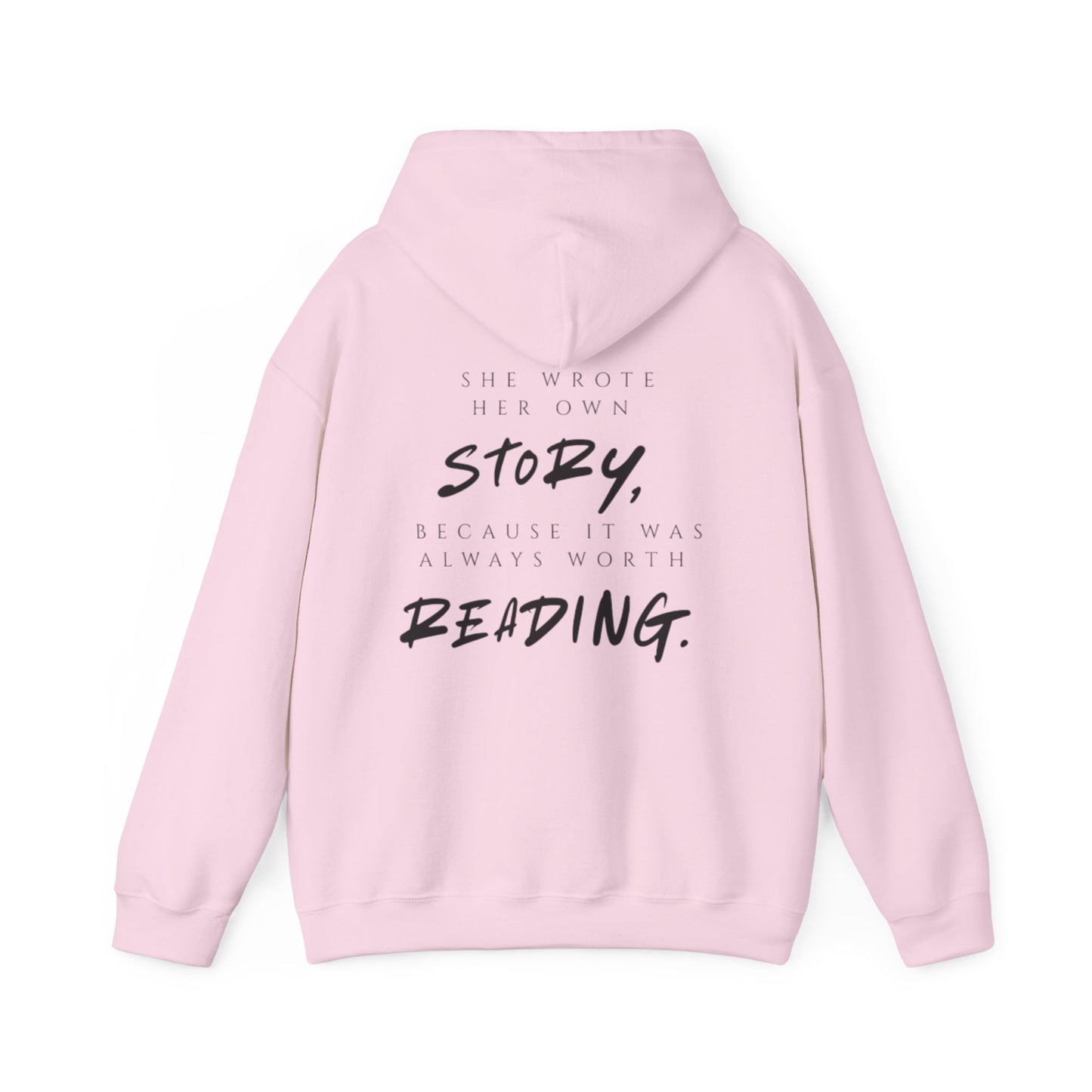 Inspirierender Kapuzenpullover – „She Wrote Her Own Story“