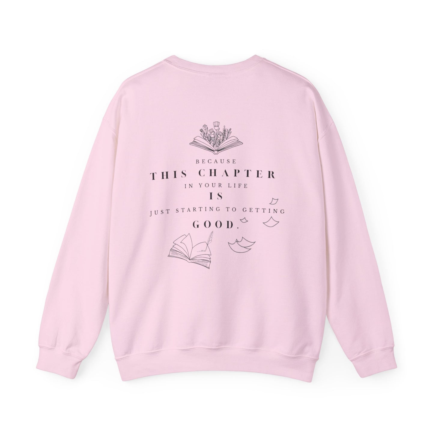 Sweatshirt „Romanticize Your Life“ – für Buchliebhaber & Träume