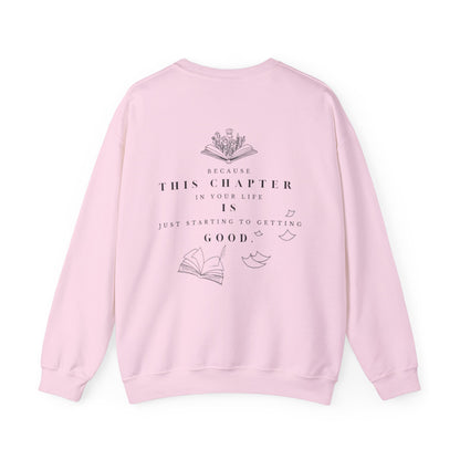 Sweatshirt „Romanticize Your Life“ – für Buchliebhaber & Träume